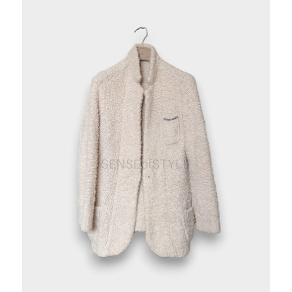 Brunello Cucinelli Sweaters - Brunello Cucinelli Cashmere Boucle Jacket Blazer size M